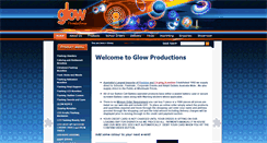 Desktop Screenshot of glowproductions.com